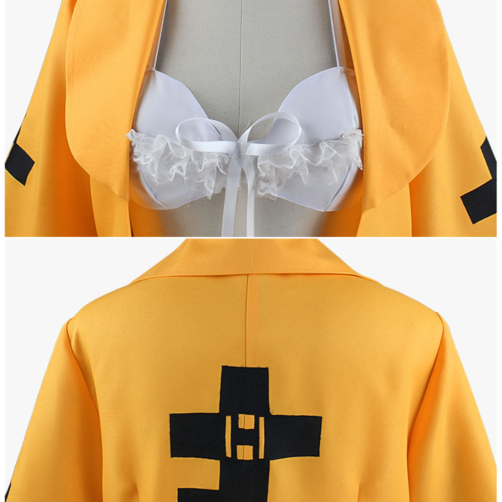 Danganronpa Costume Yonaga Angie Cosplay full Outfit Costume Kit