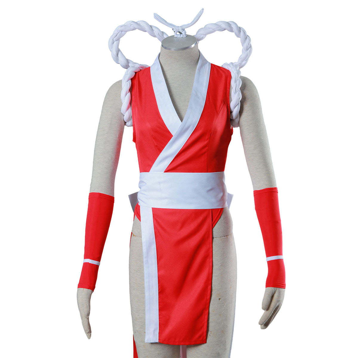 Game The King of Fighters (KOF) Costume Mai Shiranui Cosplay Outfit Kit with Accessories
