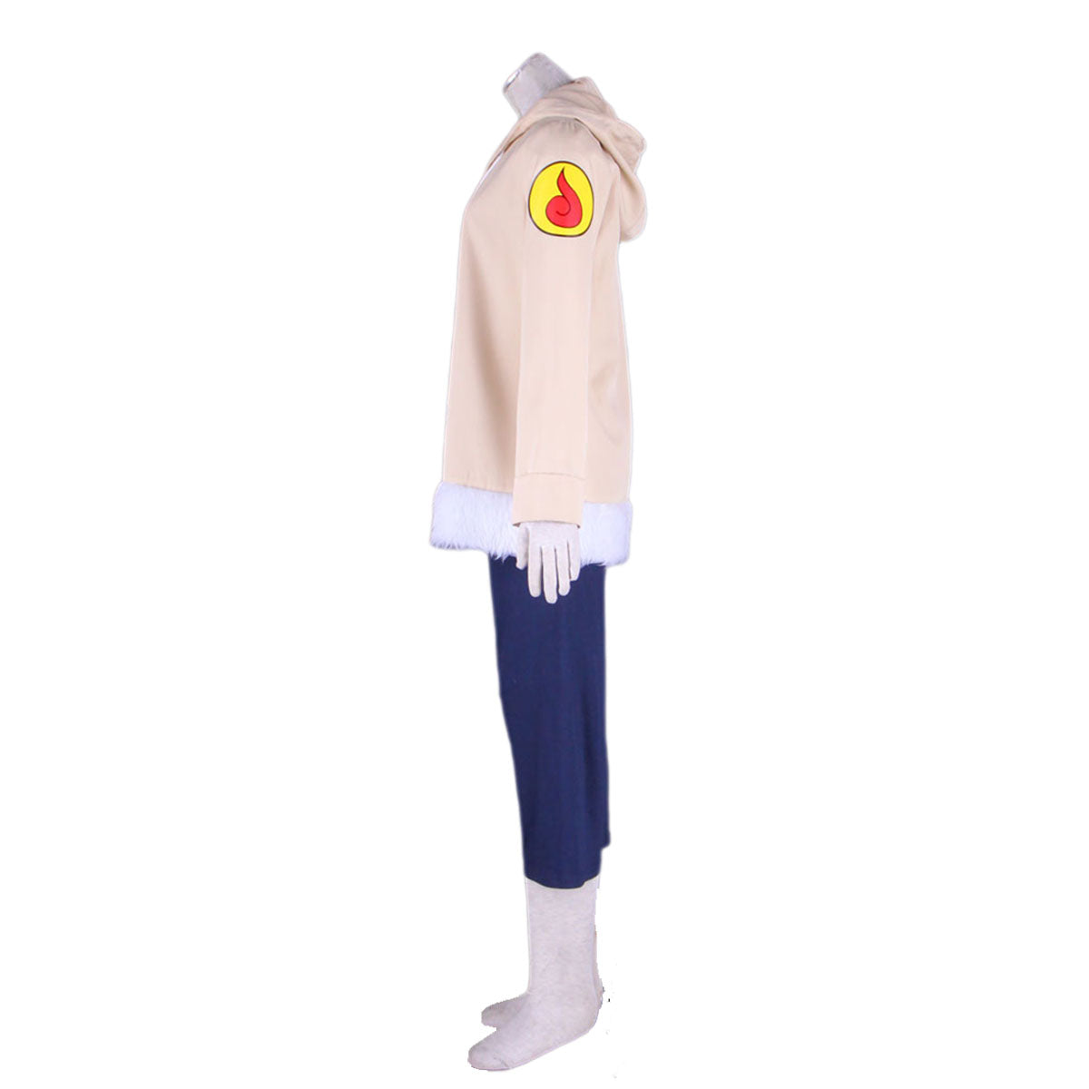 4 PCS Naruto Costume Hinata Cosplay Outfit with Wig Headband for Women and Kids