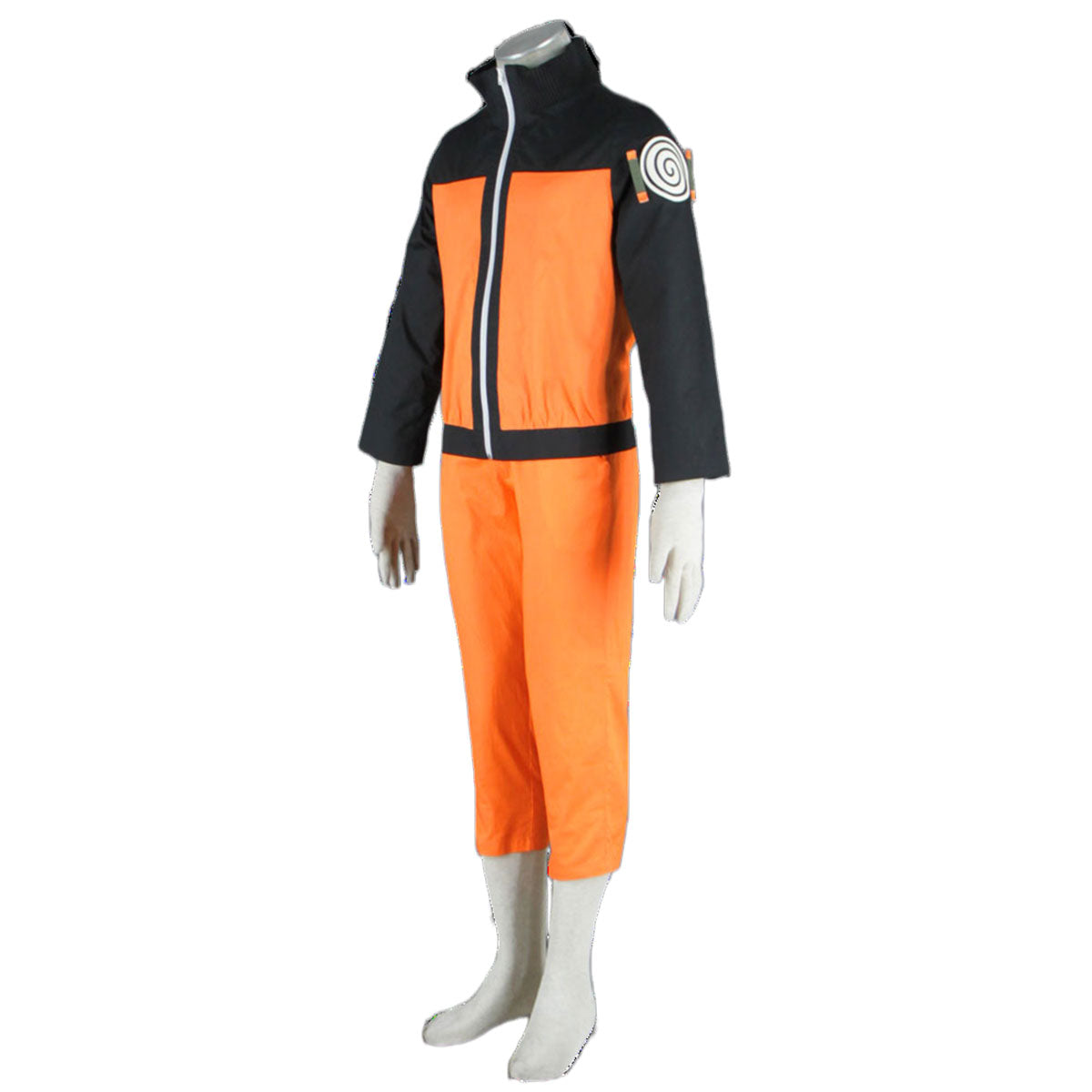 Anime Naruto Shippuden Cosplay Naruto Teenager Costume Kit with Wig