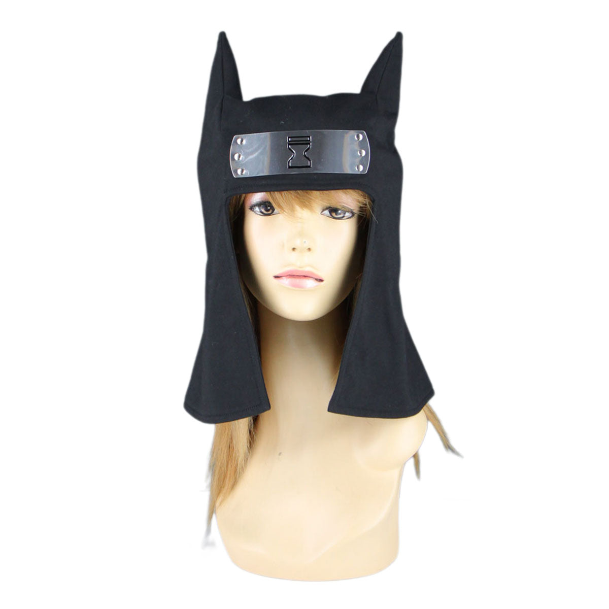 Anime Naruto Costume Kankuro Cosplay Black Outfit Kit with Hat for Men and Kids