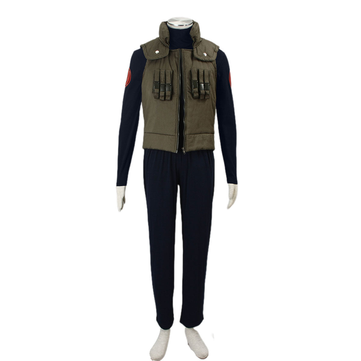 Anime Naruto Costume Minato Fourth Hokage Cosplay Full Outfit Costume for Men and Kids