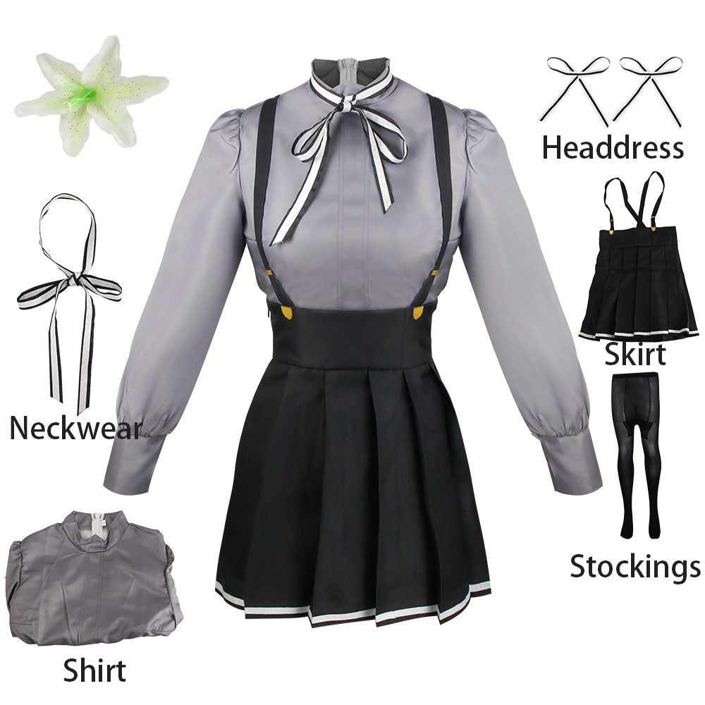Spy Classroom Costume Flower Garden Lily Cosplay full Outfit Costume Kit