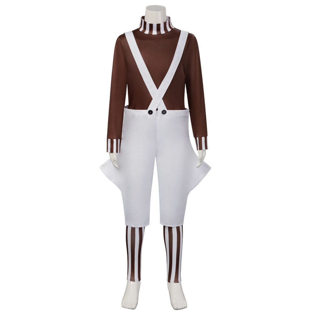 Charlie and the Chocolate Factory Costume Oompa-Loompas Cosplay Costume Kit