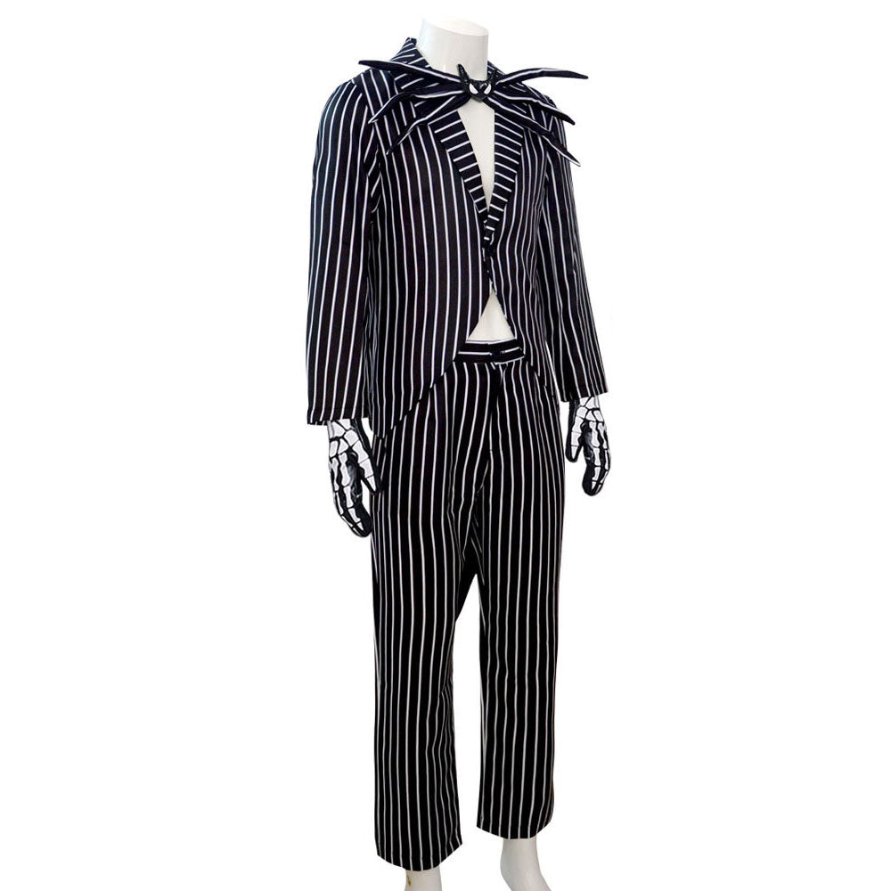 The Nightmare Before Christmas Costume Jack Skellington Cosplay Costume Kit
