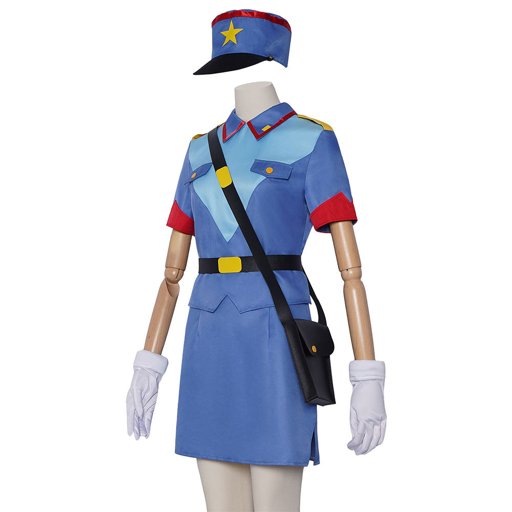 Pokemon Costume Officer Jenny Cosplay full Outfit Kit