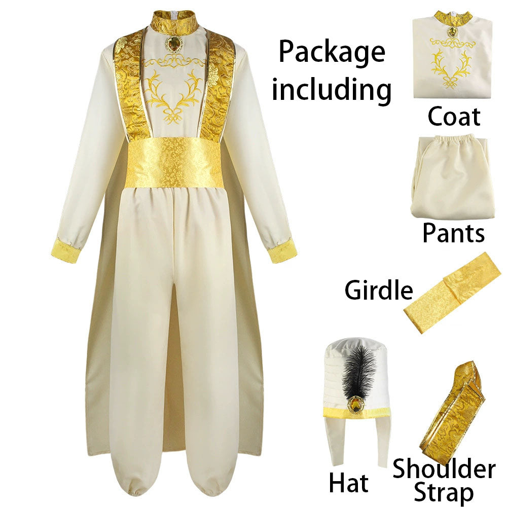 Anime Aladdin Costume Aladdin and the Magic Lamp Prince Cosplay full Outfit Kit