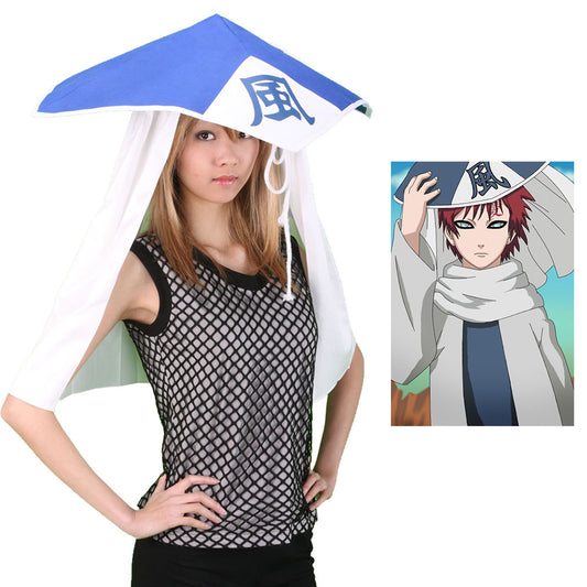 Naruto Costume Gaara Kazekage Cosplay Hat Headwear