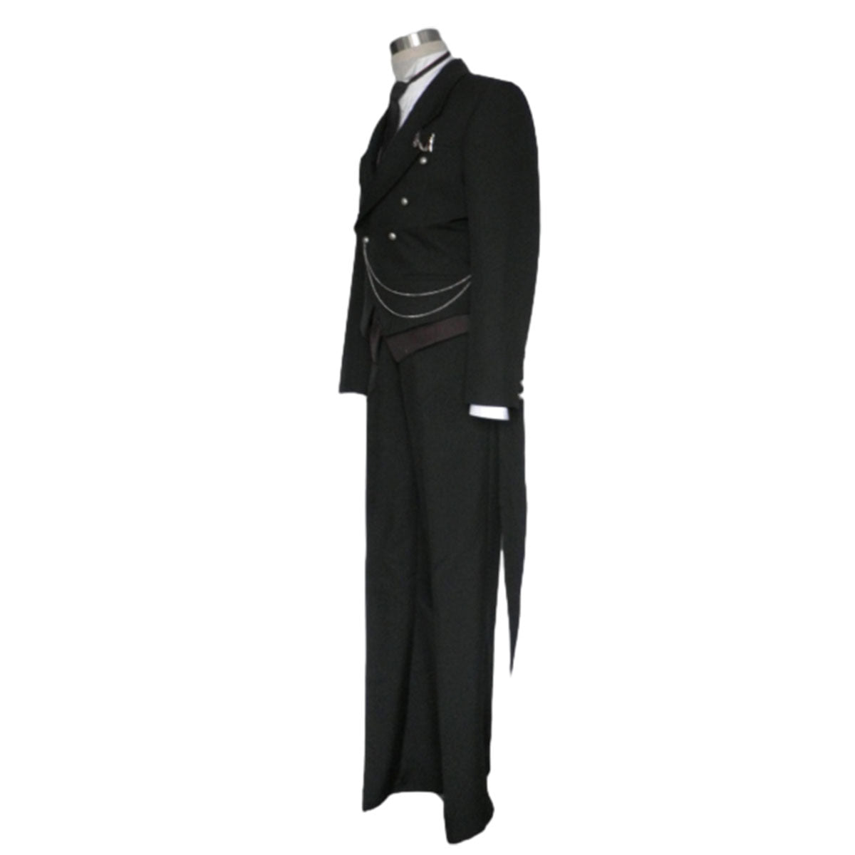 Black Butler Costume Sebastian Michaelis Cosplay Black Uniform Kit