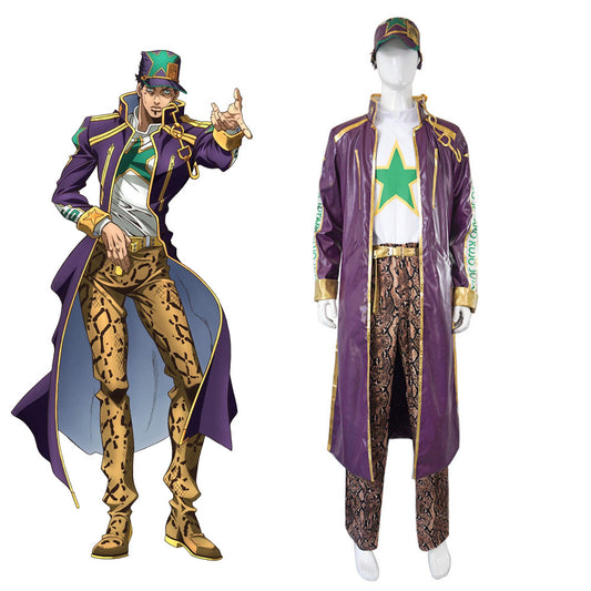 JoJo's Bizarre Adventure Costume Jotaro Kujo Cosplay Costume Kit