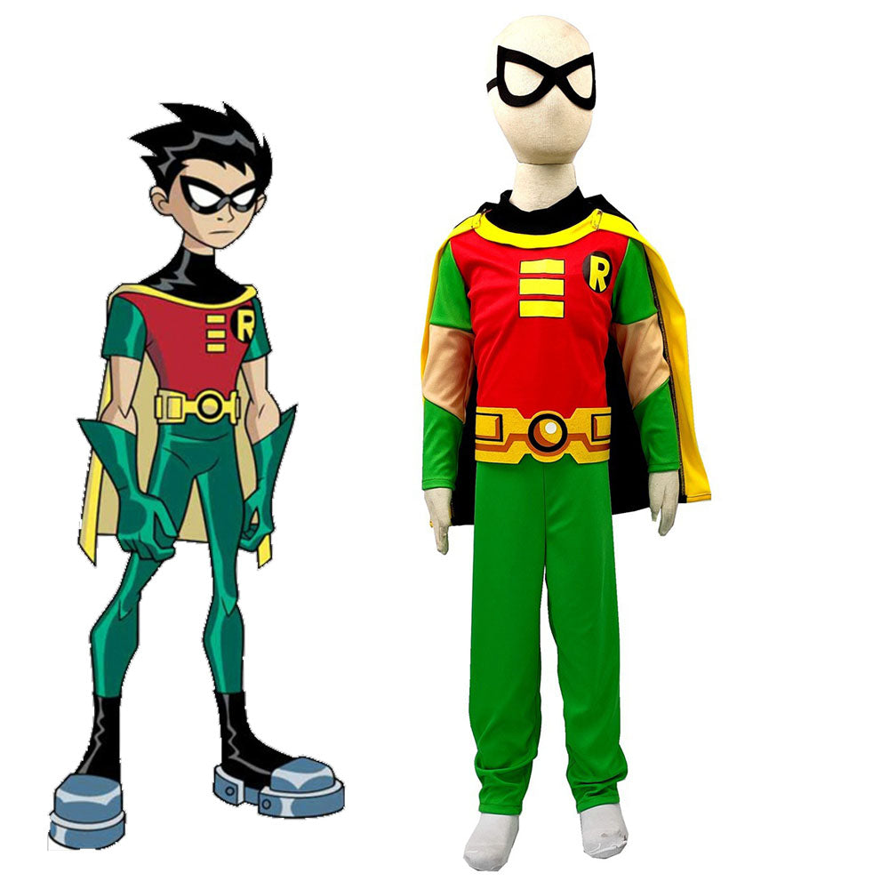 Teen Titans Costume Tim Drake Robin Cosplay full Outfit Costume Kit