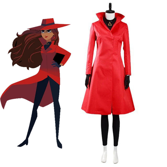 Carmen Cosplay Red Coat full outfit Costume Kit