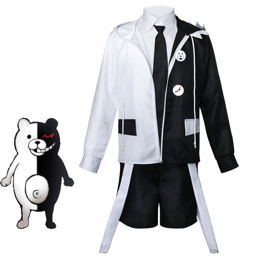 Danganronpa Costume Momokuma Cosplay full Outfit Costume Kit for Men