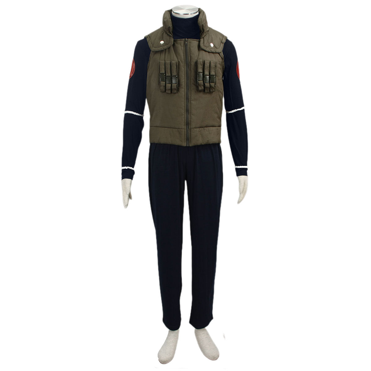 Anime Naruto Costume Minato Fourth Hokage Cosplay Full Outfit Costume for Men and Kids