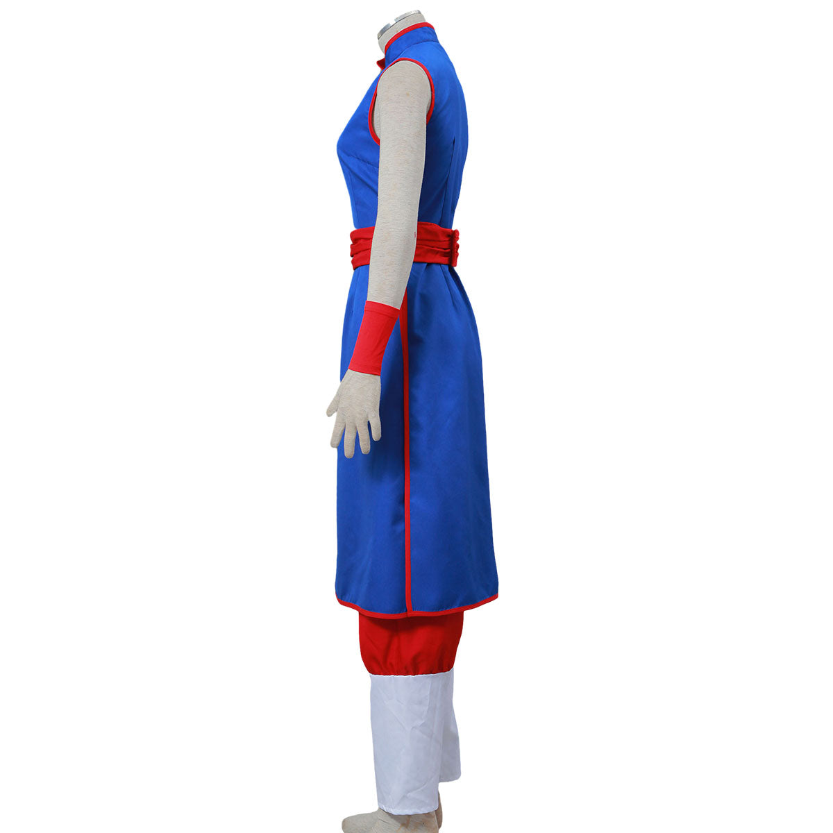 Dragon Ball Costume Chichi Unmarried Blue Cosplay Outfit Kit