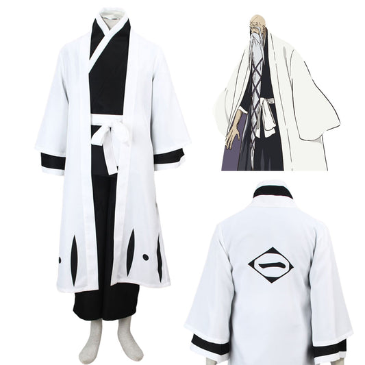Bleach 1st Division Captain Yamamoto Genryuusai Costume Cosplay full Outfit Kit