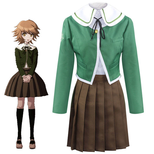 Danganronpa Costume Chihiro Fujisaki Cosplay full Outfit Costume Kit
