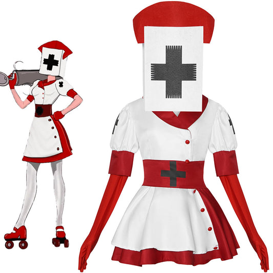 Dark Deception Costume Reaper Nurses Cosplay Dress Outfit Costume Kit
