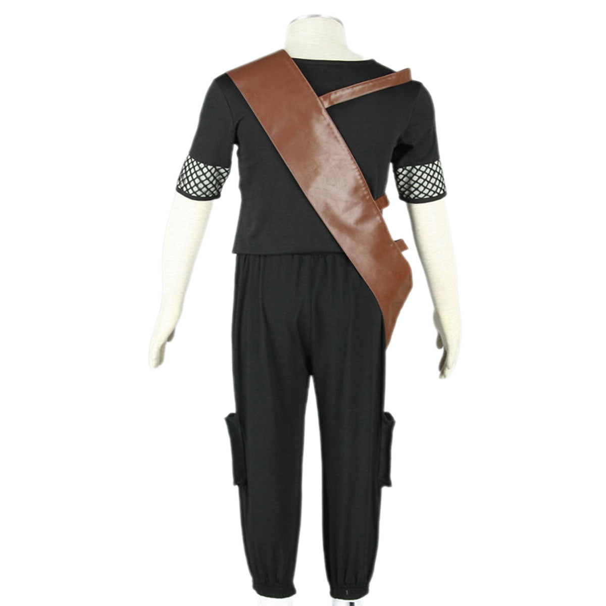 Anime Naruto Gaara Short Sleeves Cosplay Costume full Outfit Kit