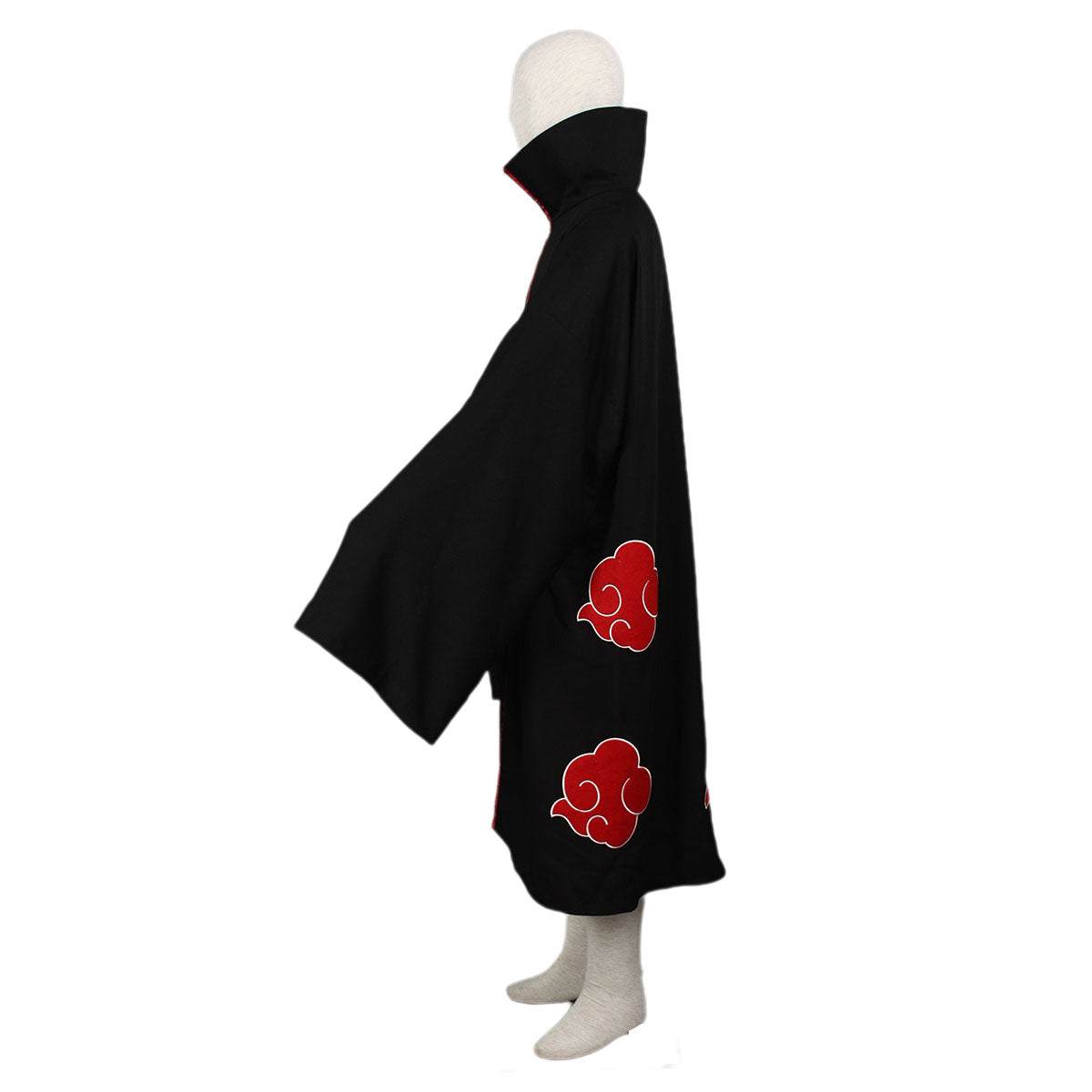 Naruto Shippuden Akatsuki Uchiha Itachi Cosplay Costume Cloak with Headband