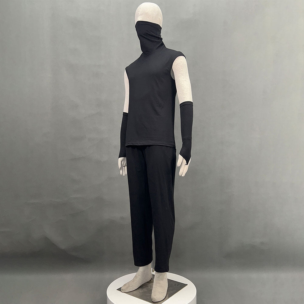Anime Naruto Shippuden Hatake Kakashi Anbu Costume Mask Shirt White full Outfits Kit