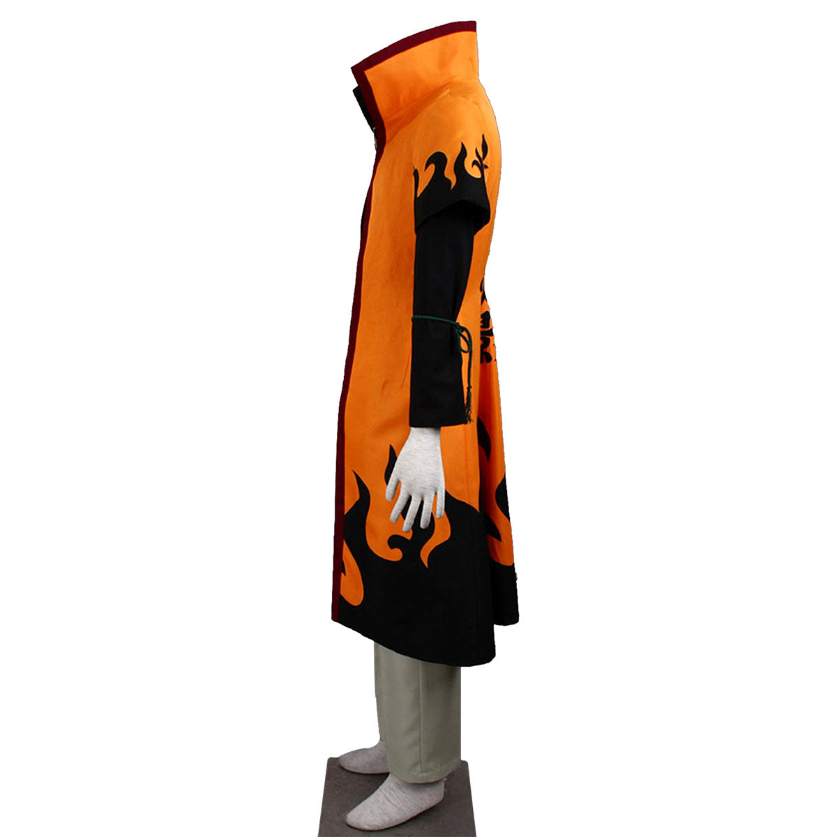 Anime Naruto Costume Naruto Sixth Hokage Cosplay Outfit Kit for Men and Kids