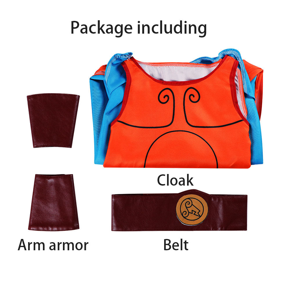 Movie Hercules Costume Hercules Cosplay full Outfit Costume Kit Men and Kids