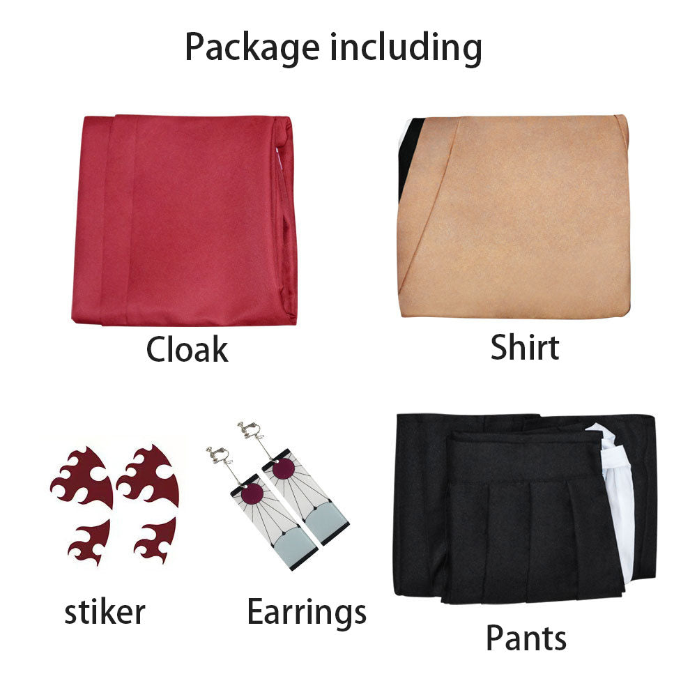 Demon Slayer Costume Yoriichi Cosplay full Outfit Costume Kit