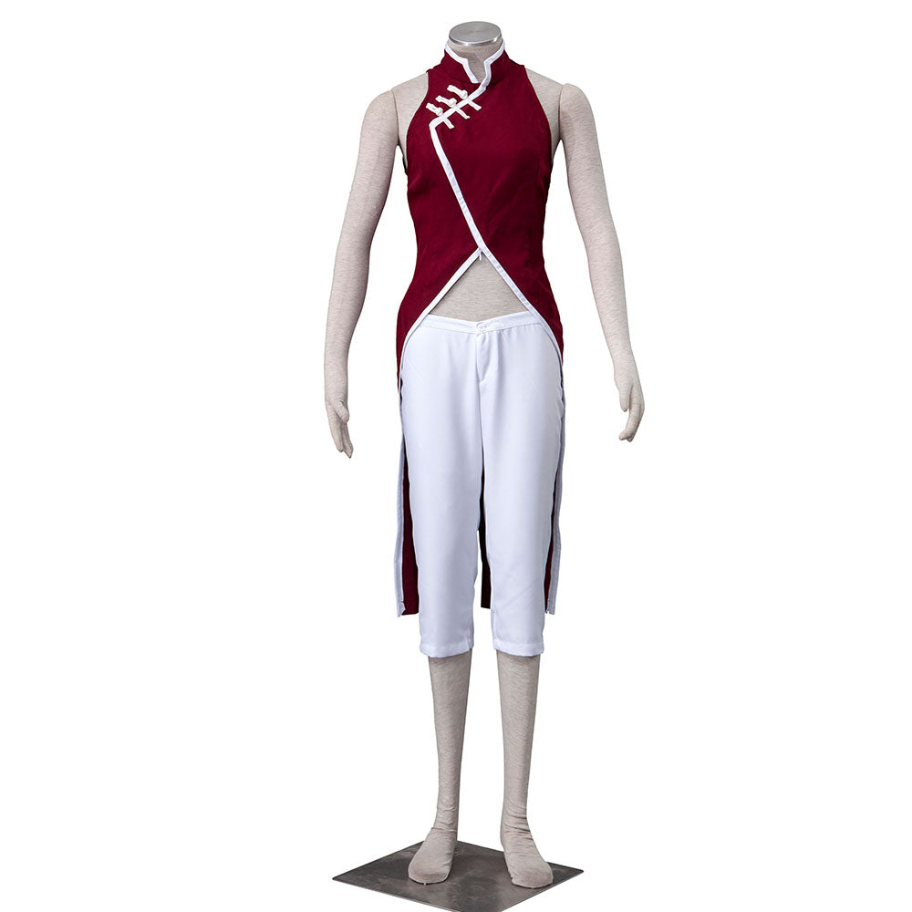 Naruto Boruto Costume Sakura Mother Version Cosplay Outfit Headband for Women and Kids
