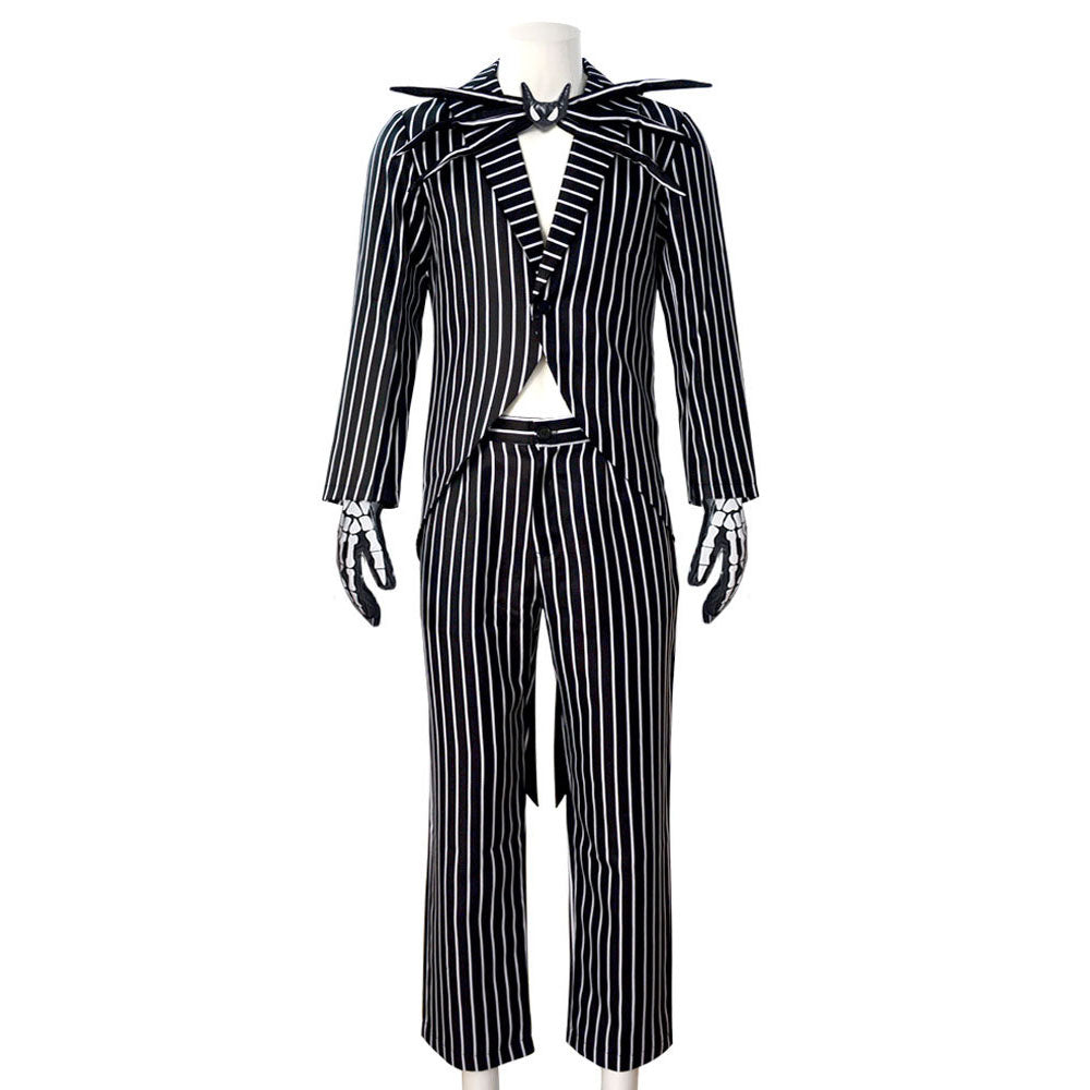 The Nightmare Before Christmas Costume Jack Skellington Cosplay Costume Kit