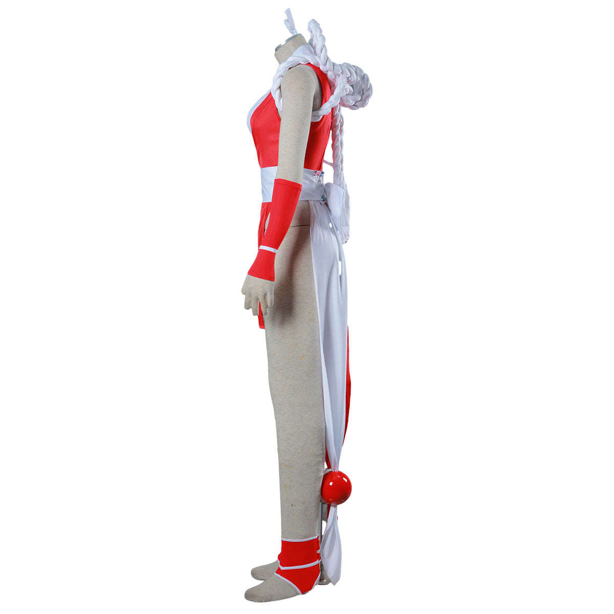 Game The King of Fighters (KOF) Costume Mai Shiranui Cosplay Outfit Kit with Accessories