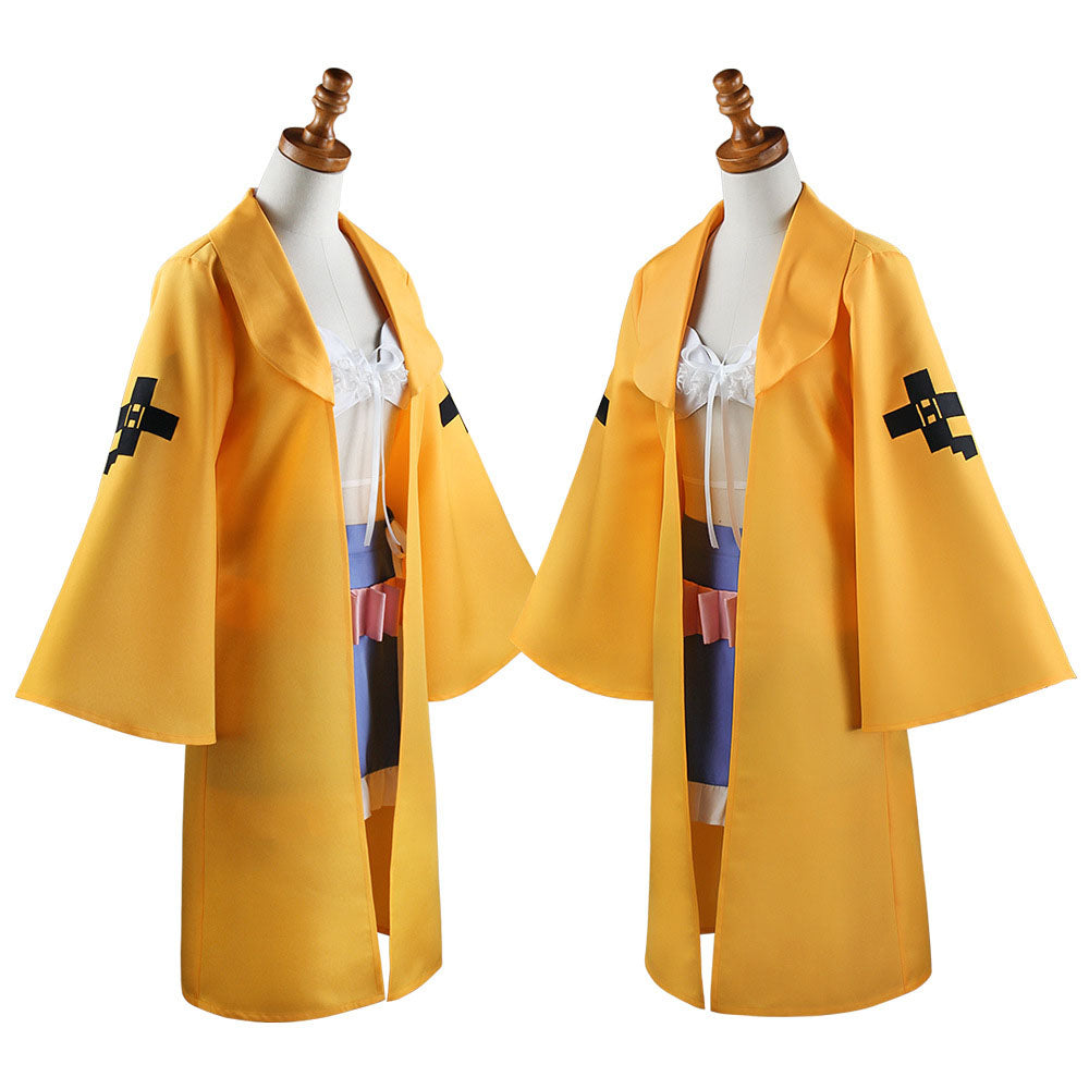 Danganronpa Costume Yonaga Angie Cosplay full Outfit Costume Kit