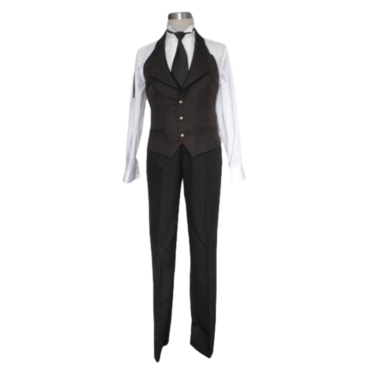 Black Butler Costume Sebastian Michaelis Cosplay Black Uniform Kit