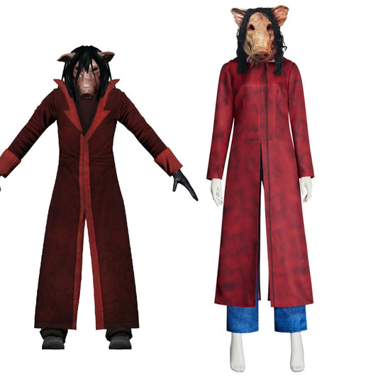 Saw XI Amanda Young Cosplay full outfit Costume Kit with Pig Head Mask
