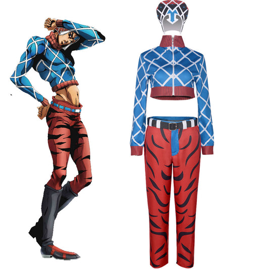 JoJo's Bizarre Adventure Costume Guido Mista Cosplay Costume Kit