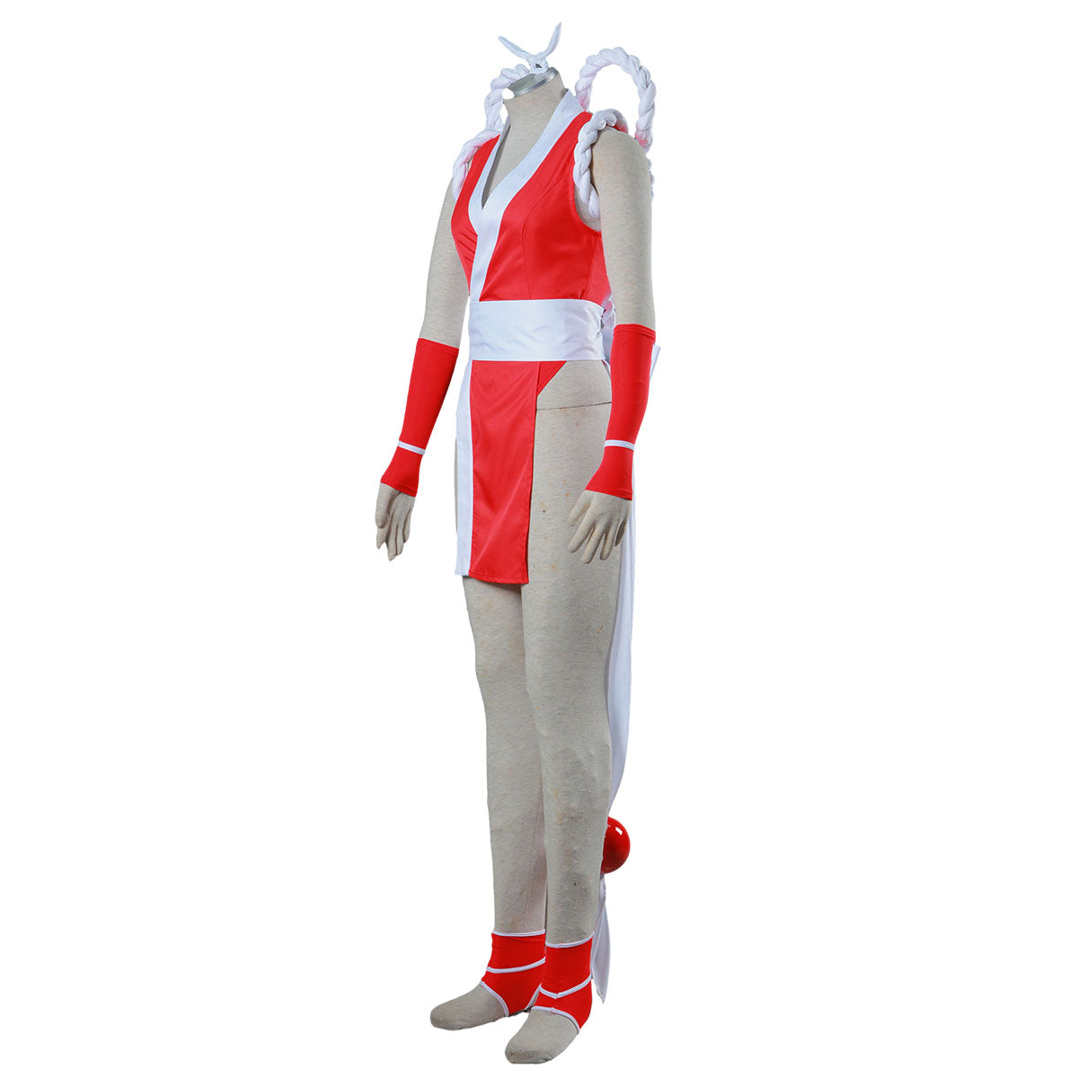 Game The King of Fighters (KOF) Costume Mai Shiranui Cosplay Outfit Kit with Accessories
