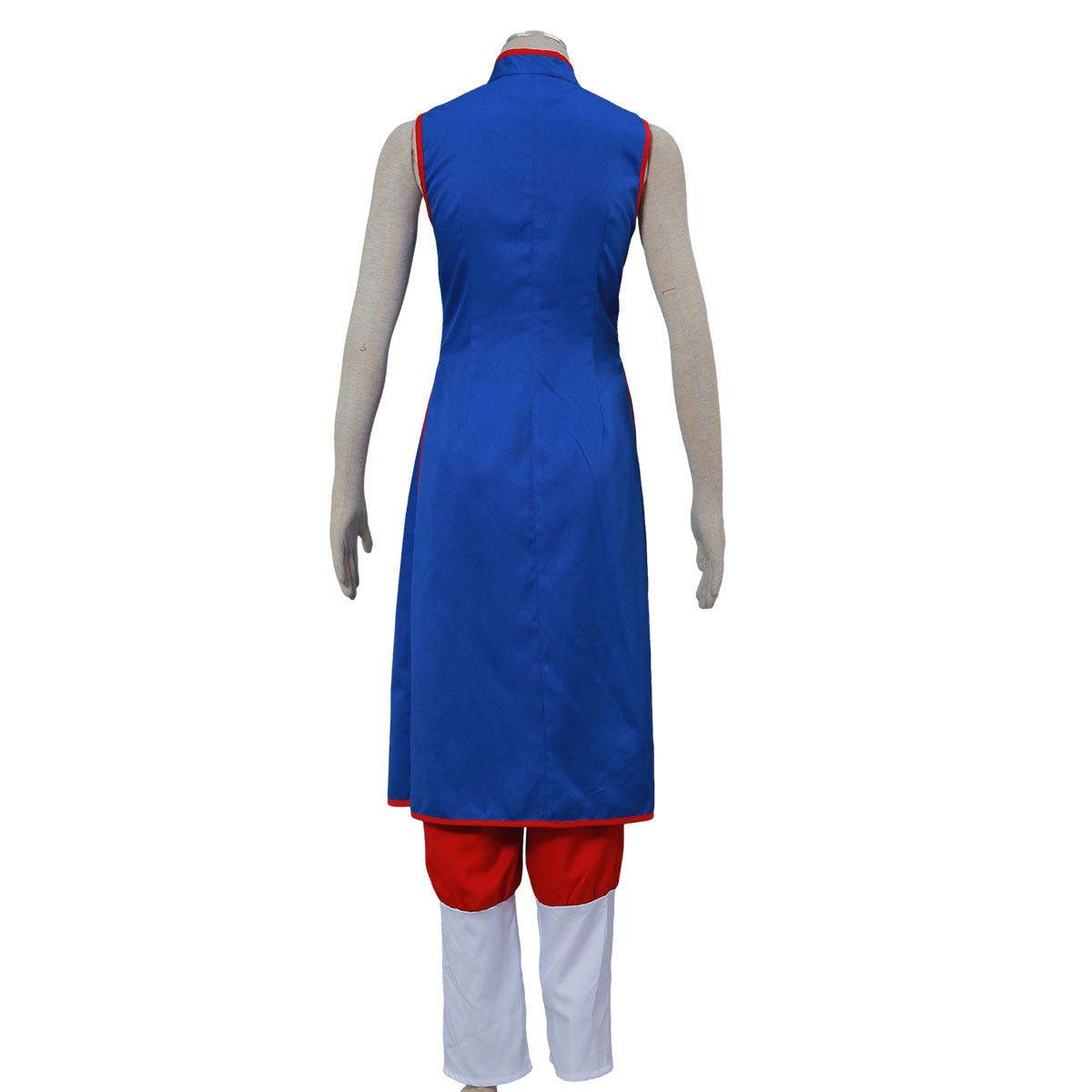 Dragon Ball Costume Chichi Unmarried Blue Cosplay Outfit Kit