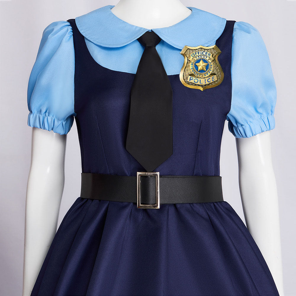Zootopia Costume Rabbit Cop Judy Cosplay Dress Costume Kit
