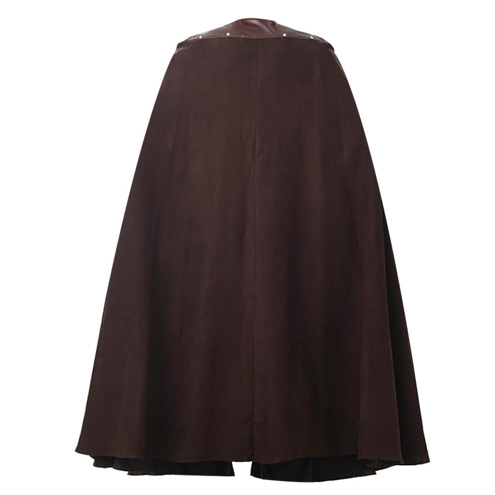 3 Colors Medieval Retro Battle Knight Cosplay Cloak Halloween Costume