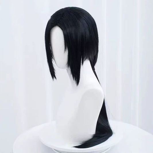 Anime Costume Red-Eyed Ninja Cosplay Wig with Headband