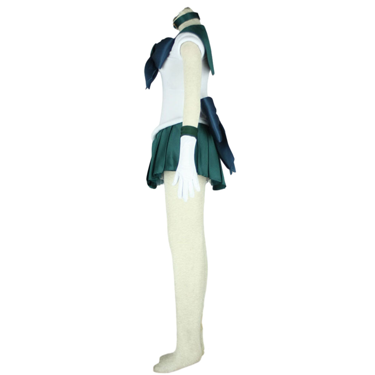 Sailor Moon Sailor Neptune Kaiou Michiru Cosplay Costume Kit with Accessories