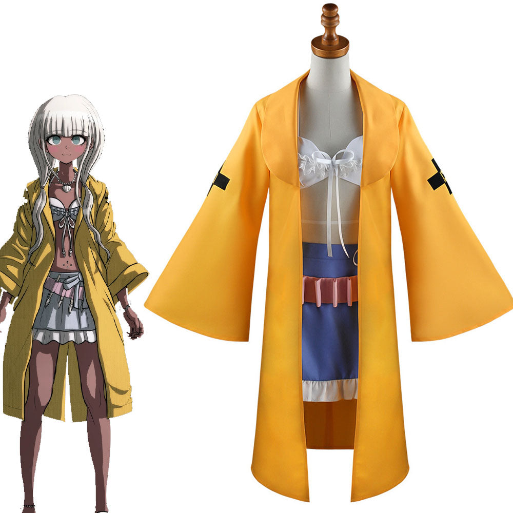Danganronpa Costume Yonaga Angie Cosplay full Outfit Costume Kit