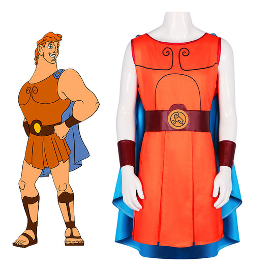 Movie Hercules Costume Hercules Cosplay full Outfit Costume Kit Men and Kids