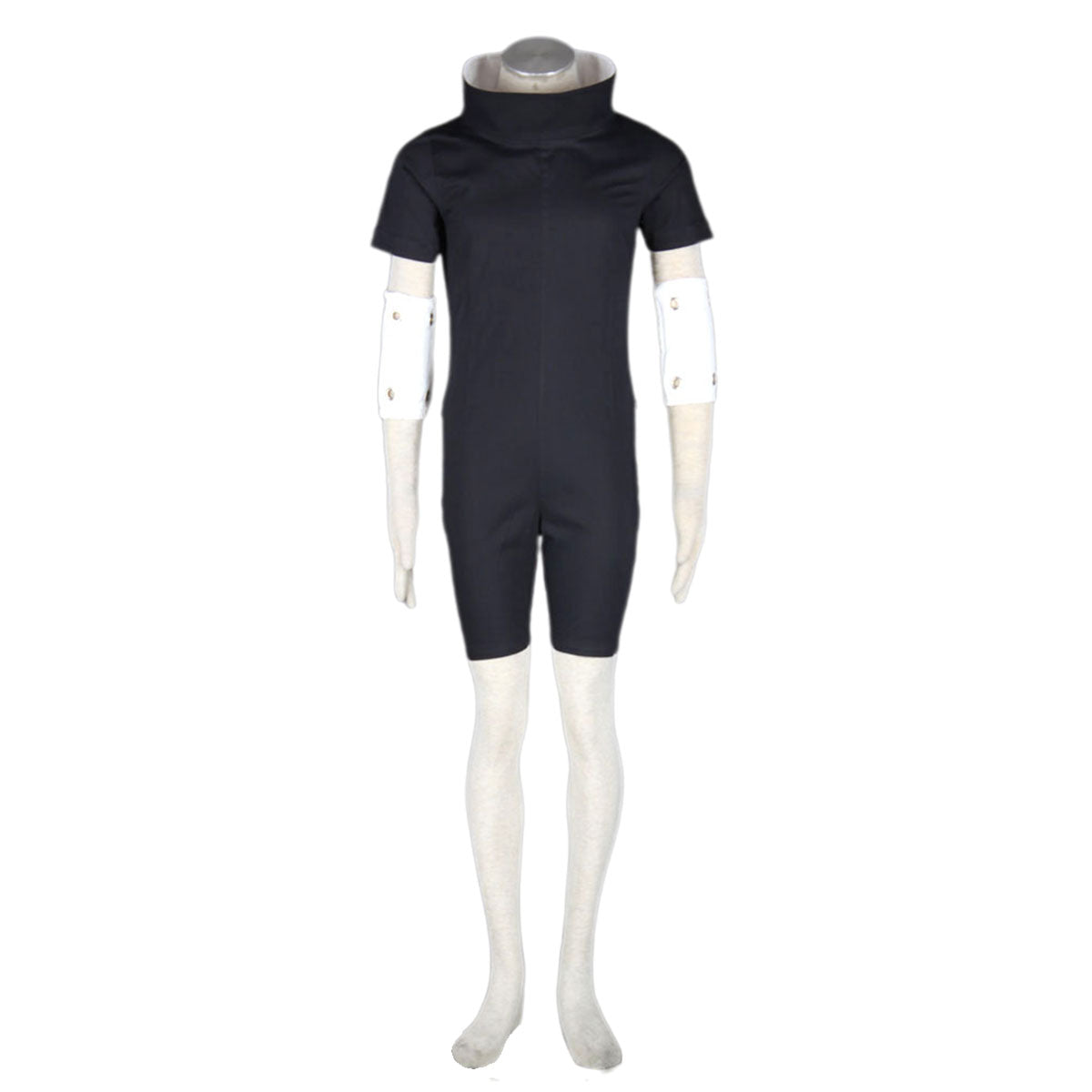 Naruto Shippuden Uchiha Sasuke Taking Ninja Exam Costume Outfit Kit with Wig