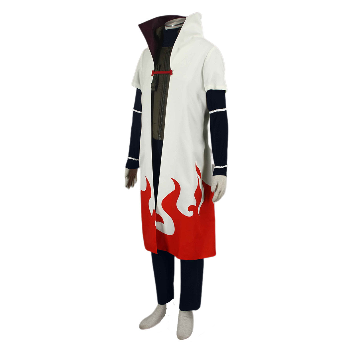 Anime Naruto Costume Minato Fourth Hokage Cosplay Full Outfit Costume for Men and Kids