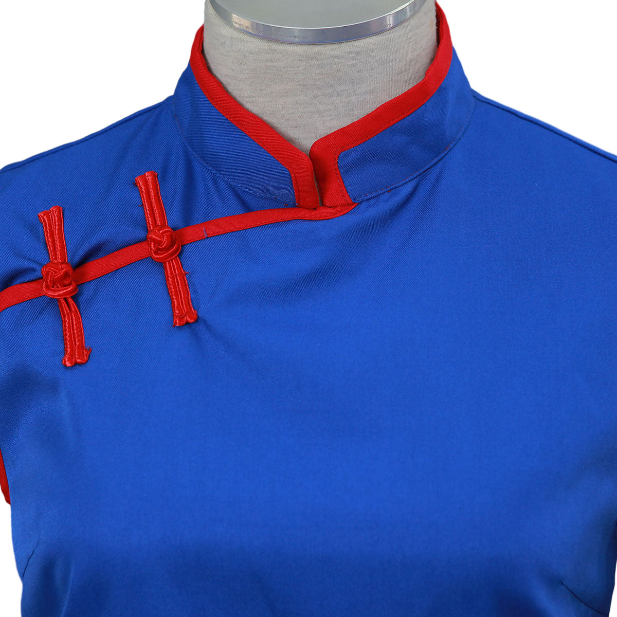 Dragon Ball Costume Chichi Unmarried Blue Cosplay Outfit Kit
