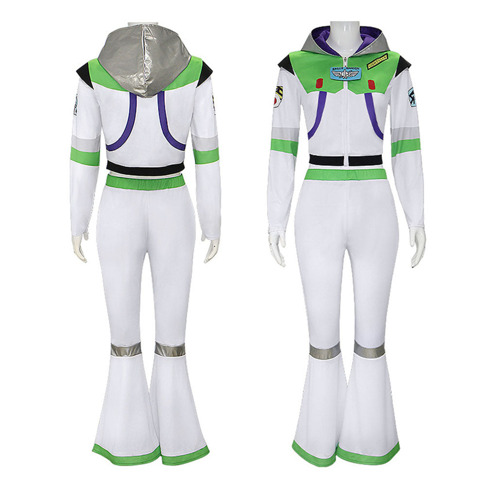 Toy Story Costume Buzz Lightyear Cosplay full Outfit Kit for Women