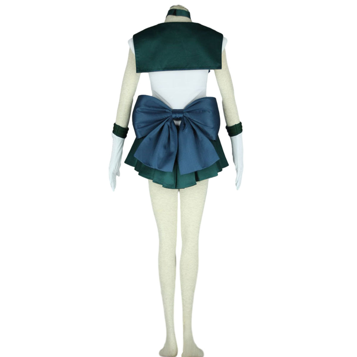 Sailor Moon Sailor Neptune Kaiou Michiru Cosplay Costume Kit with Accessories