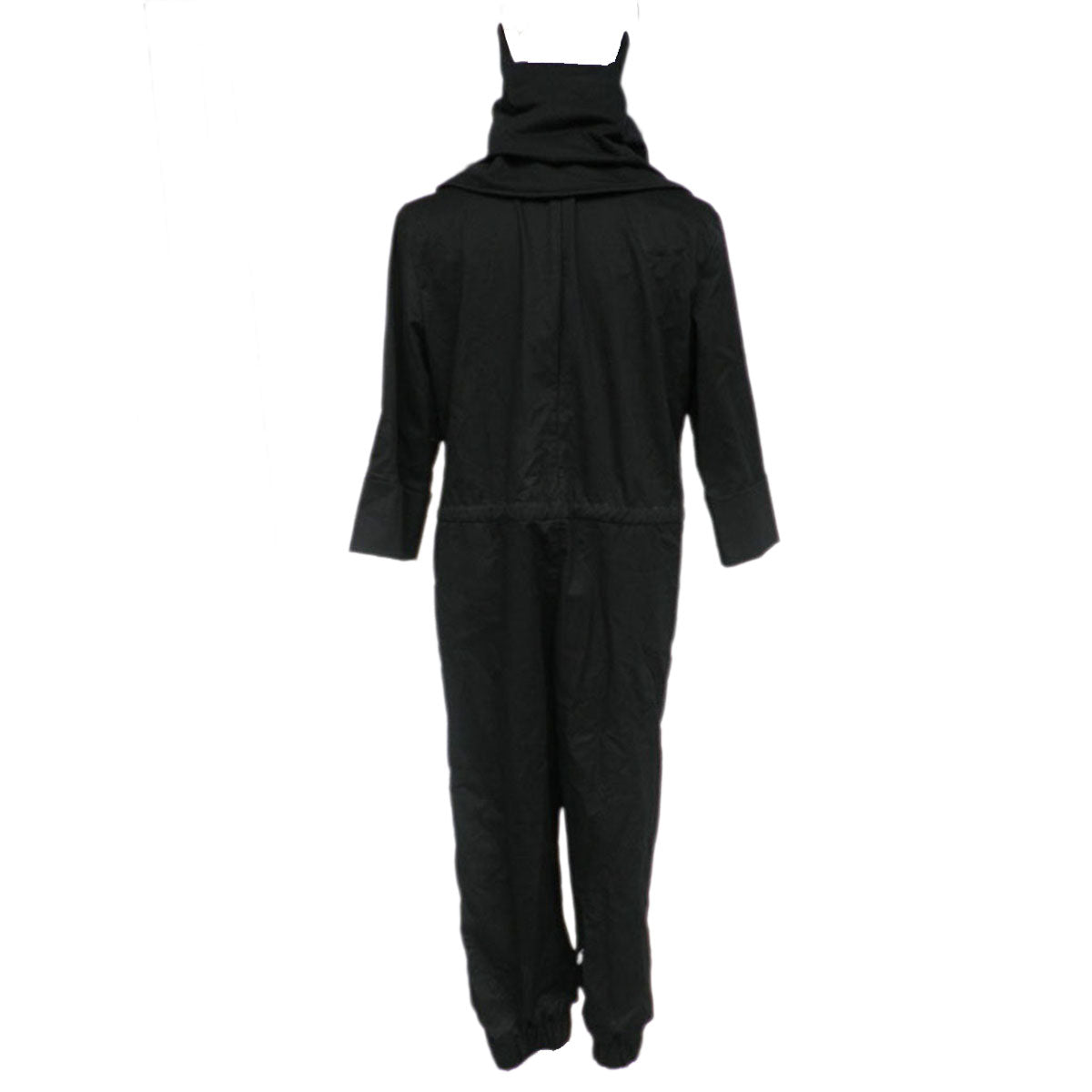 Anime Naruto Costume Kankuro Cosplay Black Outfit Kit with Hat for Men and Kids