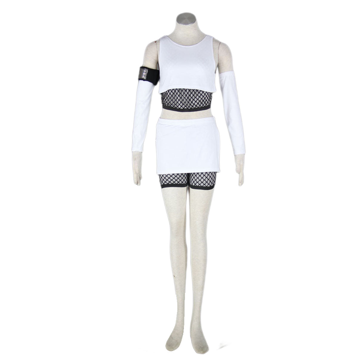Anime Naruto Costume Seven-Tail Wing Fuu Cosplay Outfit Kit with Shoes for Women and Kids